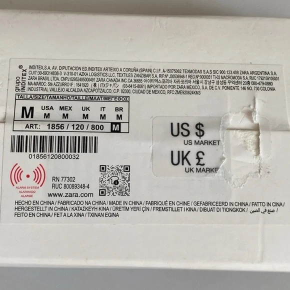 NWT Zara Resin Hoop Earrings - Picture 8 of 12